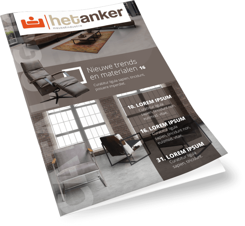 Brochure meubelindustrie het anker